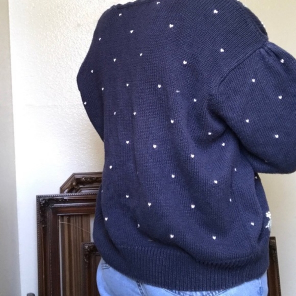 Vintage Rose Oversized Cardigan - Picture 2 of 4